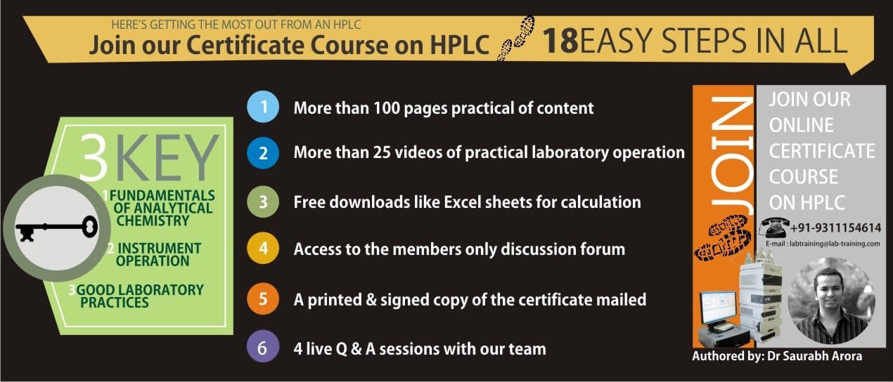 Certificate Course on HPLC