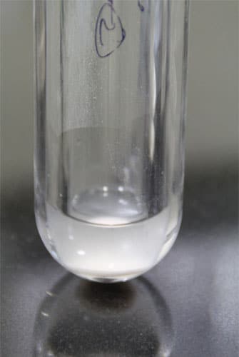 On-Shaking-Sample-remains-as-a-Suspension-without-Dissolving