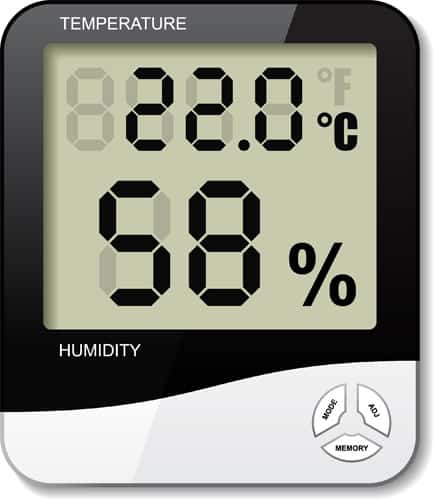 Temperature-and-Humidity--monitor-display