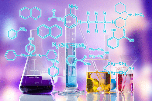 Colour bearing laboratory solutions