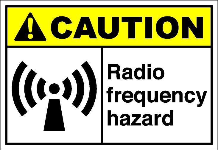 cautH234 - radio frequency hazard
