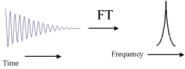 Fourier Transformation function converts time to frequency domain
