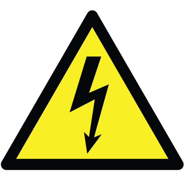 Electrical-Hazard-warning-Sign