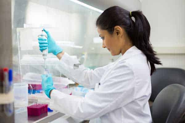 Dilution using a micropipette